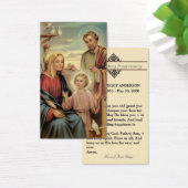 の結婚記念日の記念神聖なカード&祈りの言葉 (デスク)