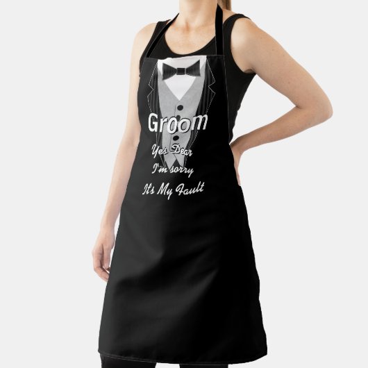 の結婚記念日のYes親愛私が悪くてごめんなさい エプロン (インサイチュ)