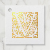 の結婚記念日ライトレターVモノグラム フェイバータグ (正面)