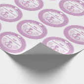 の結婚記念日レースの外観は年を変える ラッピングペーパー (角)