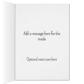 の結婚記念日ロマンチックカスタム文字写真 (内側 (右))