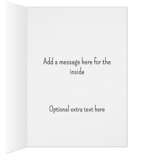 の結婚記念日ロマンチックカスタム文字写真 (内側 (右))