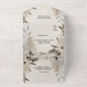 の結婚記念日招待状 | カスタムカード オールインワン招待状 (外側)