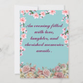 の結婚記念日招待状 招待状 (裏面)