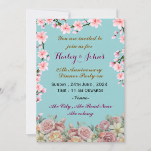 の結婚記念日招待状 招待状