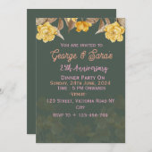 の結婚記念日招待状 招待状 (正面/裏面)