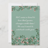 の結婚記念日招待状 招待状 (裏面)