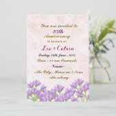 の結婚記念日招待状 招待状 (スタンド正面)