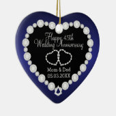 の結婚記念日 | Saphire Blue | DIY文字 セラミックオーナメント (右)