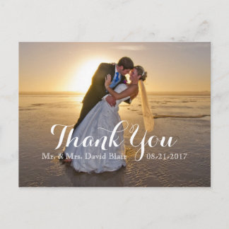 の結婚記念日Thanniversary You Photo Note Cards ポストカード
