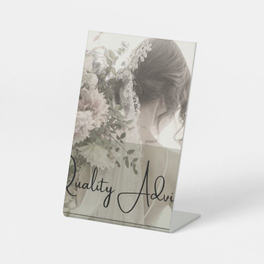 の結婚記念結婚招待状 台座サイン (正面)