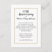 の結婚記念贈与と贈与 エンクロージャーカード (正面)