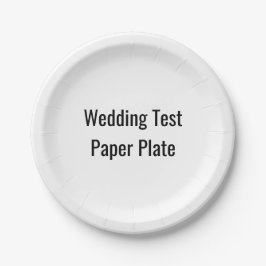 の結婚試験紙プレート ペーパープレート