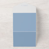 の結婚詳細とRSVP All In One Three Fold オールインワン招待状 (外側)