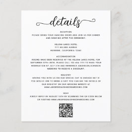 の結婚詳細エンクロージャカード