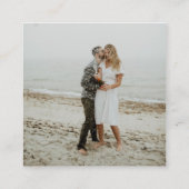 の結婚詳細エンクロージャカードQRコード（写真あり） エンクロージャーカード (裏面)