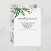 の結婚詳細エンクロージャカー結婚ド エンクロージャーカード (正面/裏面)