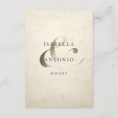 の結婚詳細カード | シャンパンアイビーコレクション エンクロージャーカード (裏面)