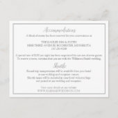 の結婚詳細カード/情報カード |ナディーン（グレー） エンクロージャーカード (裏面)