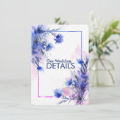 💍の結婚詳細コーンフラワー夢想 エンクロージャーカード (スタンド正面)