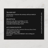 🌈❤️の結婚詳細ハートのプライド結婚の エンクロージャーカード (裏面)