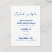 の結婚詳細ブルーサファイアアートエンクロージャカード エンクロージャーカード (裏面)