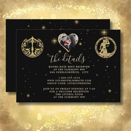 の結婚詳細写真QRコード エンクロージャーカード