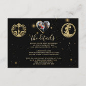 の結婚詳細写真QRコード エンクロージャーカード (正面)