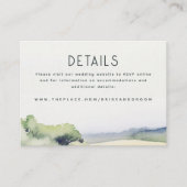 の結婚詳細小型エンクロージャカード エンクロージャーカード (正面)