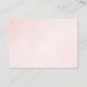 の結婚詳細小型エンクロージャカード エンクロージャーカード (裏面)