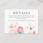 の結婚詳細小型エンクロージャカード エンクロージャーカード (正面)