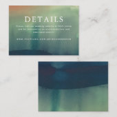 の結婚詳細小型エンクロージャカード エンクロージャーカード (正面/裏面)