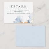 の結婚詳細小型エンクロージャカード エンクロージャーカード (正面/裏面)