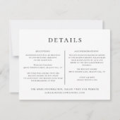 の結婚詳細情報テンプレート 招待状 (正面)