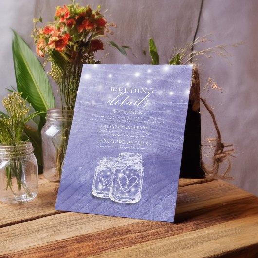 の結婚詳細情報メイソンjar文字列ライト エンクロージャーカード