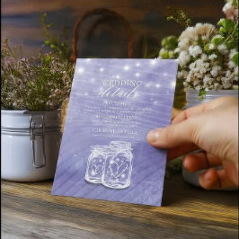 の結婚詳細情報メイソンjar文字列ライト エンクロージャーカード