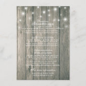 の結婚詳細情報メイソンjar文字列ライト エンクロージャーカード (正面)