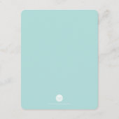 の結婚詳細挿入カード – ビーチStarfish エンクロージャーカード (裏面)