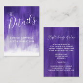 の結婚詳細紫外線アートエンクロージャカード エンクロージャーカード (正面/裏面)