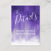 の結婚詳細紫外線アートエンクロージャカード エンクロージャーカード (正面)