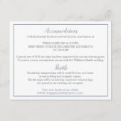 の結婚詳細 |ナディネ（ほこりっぽい青） エンクロージャーカード (裏面)