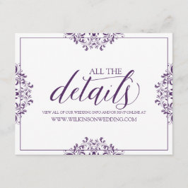 の結婚詳細 |ナディネ（プラム） エンクロージャーカード
