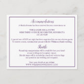 の結婚詳細 |ナディネ（プラム） エンクロージャーカード (裏面)