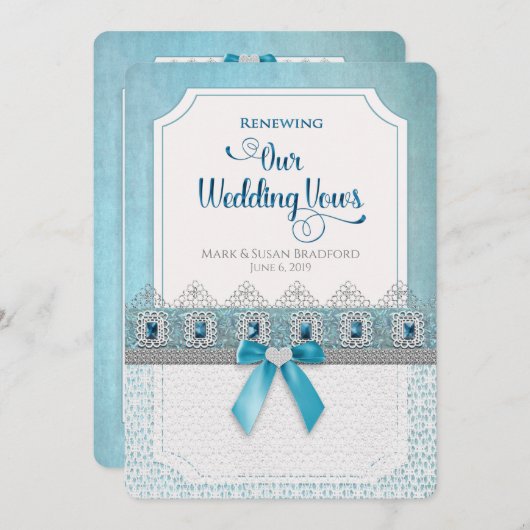 の結婚誓いのエレガント招待状エレガント、 招待状 (正面/裏面)