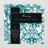 の結婚誓いの更新 – 招待状/装飾 招待状 (正面/裏面)