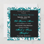 の結婚誓いの更新 – 招待状/装飾 招待状 (裏面)