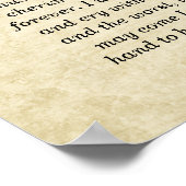 の結婚誓いは後も幸せに黒のアンパサンド ポスター (角)