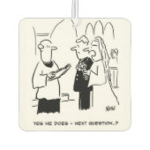 の結婚誓い漫画 カーエアーフレッシュナー (裏面)