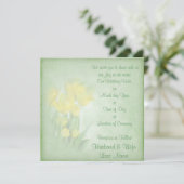 の結婚誓い 招待状 (スタンド正面)