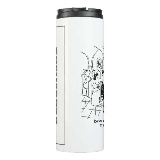 の結婚誓い – 私は最終的な答えとして行うサーマルTu タンブラー (裏面)